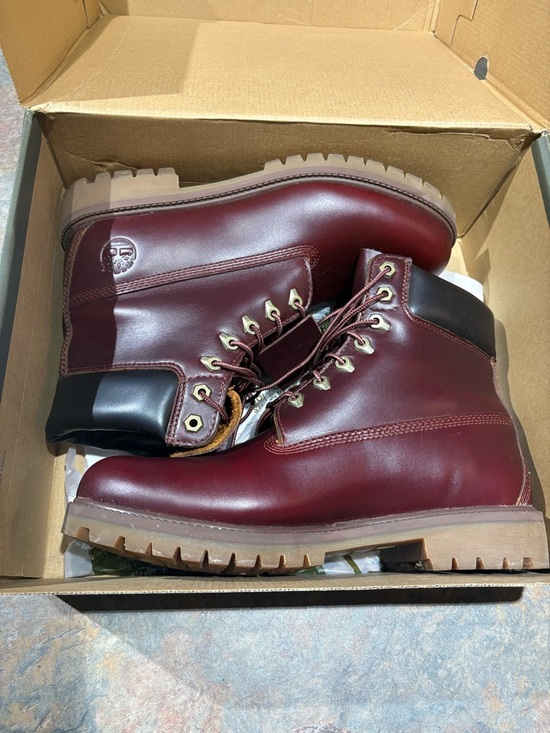 Timberland Other - Timberland Men's Burgundy Leather Lace-Up Work Boots